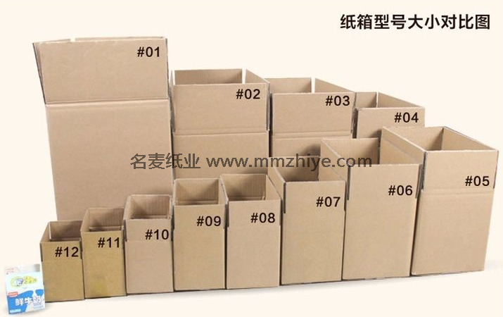 郵政紙箱尺寸對比圖